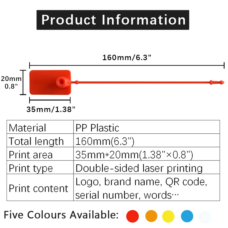 Одноразовые пластиковые этикетки для одежды индивидуальная печать логотипа