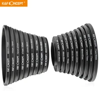 kf concept 18pcs 37 82mm 82 37mm lens step up down ring filter for canon nikon all camera dslr 37 49 52 55 58 62 67 72 77 82mm