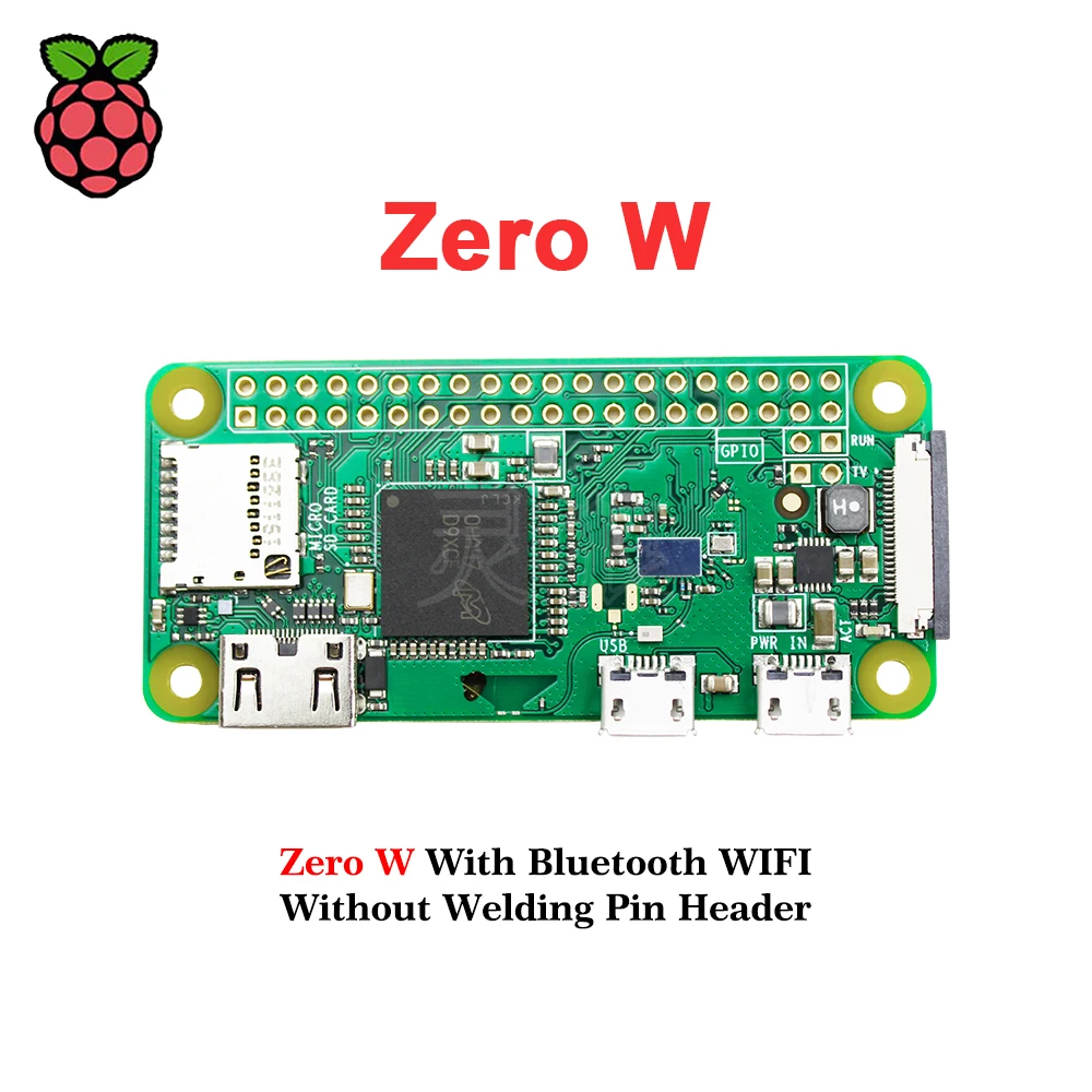 

ITINIT R122 Raspberry Pi Zero / Zero W / Zero WH Board with WIFI Bluetooth 1GHz CPU 1080P HD Video Output Raspberry Pi 0