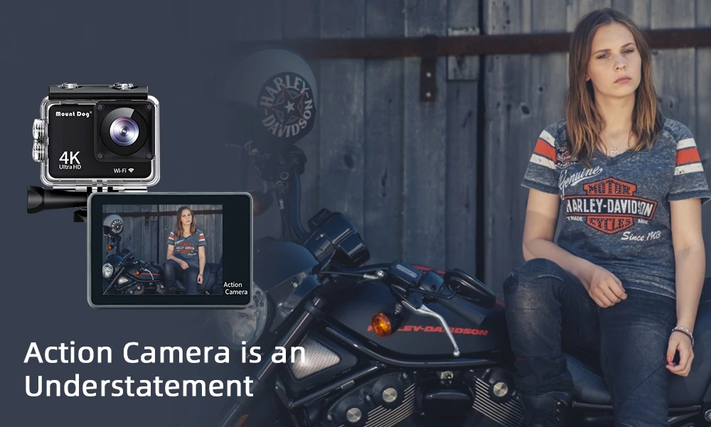 Крепление Спортивная Экшн-камера HD 4K WiFi видео водонепроницаемый пульт дистанционного управления Спортивная видео камера 30fps аксессуары