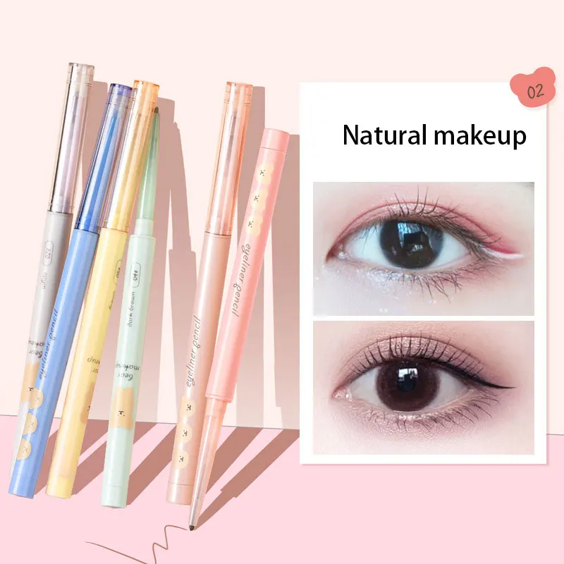 

New 6 Colors Liquid Eyeliner Stamp Pen Fast Dry Long Lasting Thin Head Eye Liner Pen Waterproof Women Eye Liner Makeup Pencil