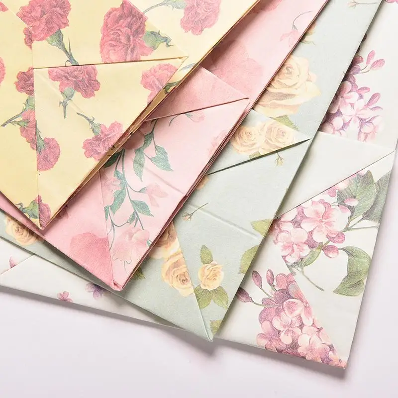 

3Pcs/lot Creative storage paper box desktop sundries finishing box letter holders Flower paper bags Stationery Organizer 23x13cm