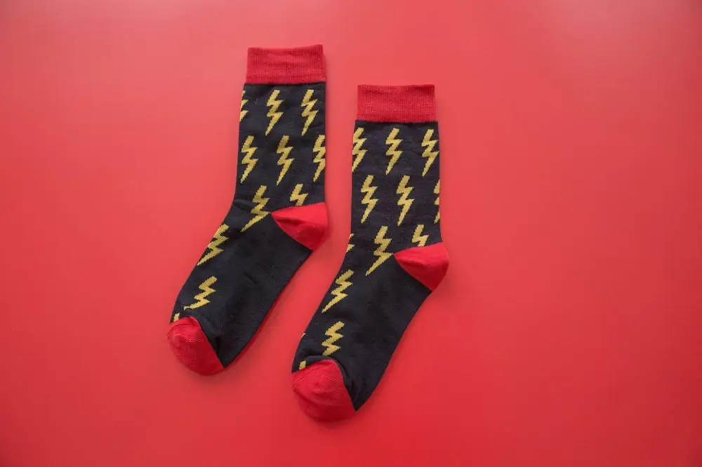 Модные носки с надписью Happy Мягкие хлопковые красивые в стиле хип хоп для