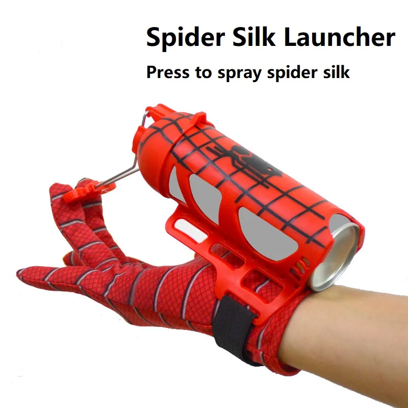 Аниме фигурки пауков шелковая пусковая установка модель фильма перчатка игрушки