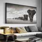 Настенные художественные плакаты в африканском стиле с животными, принты, картины в скандинавском стиле для гостиной, Декор, современный