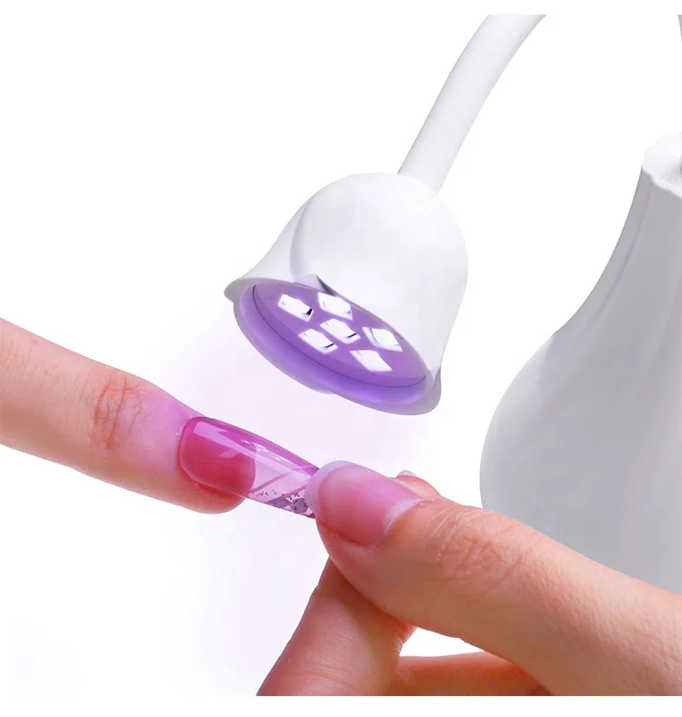 Новая компактная портативная лампа Lotus с USB-разъемом для дизайна ногтей ваза не