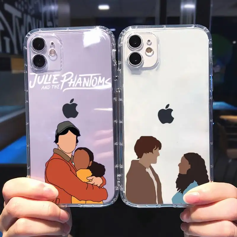 

Julie and The Phantoms Phone Case Transparent for iPhone 11 12 13 mini pro XS MAX 8 7 6 6S Plus X 5S SE 2020 XR