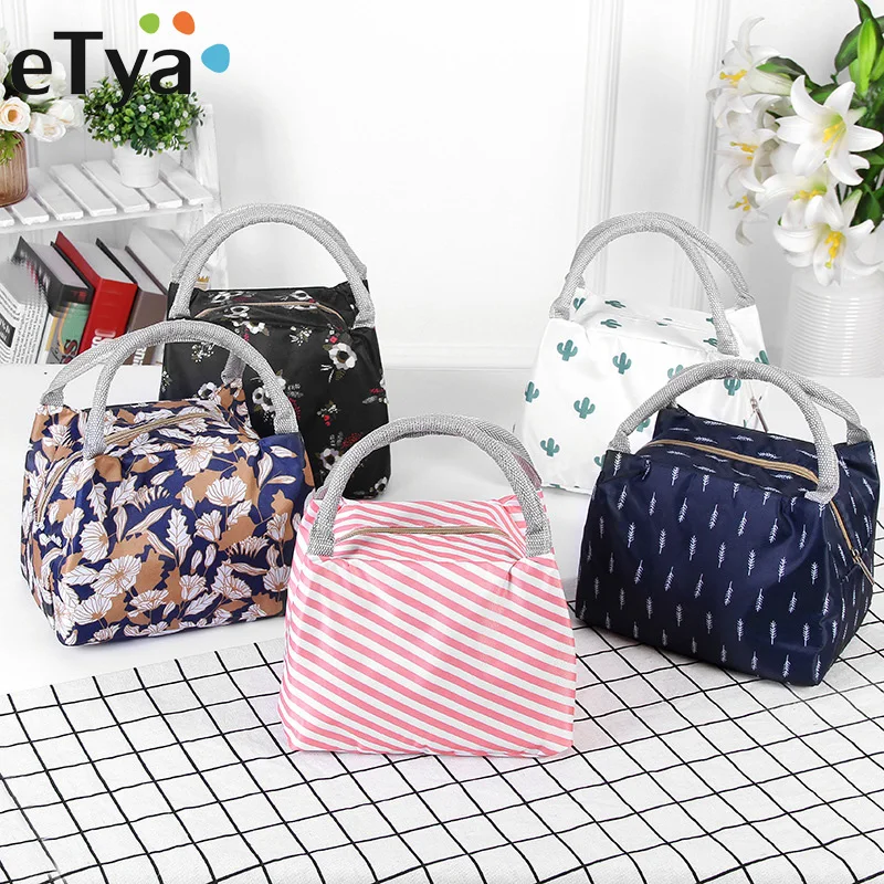 

Теплоизоляционная сумка для ланча из ткани Оксфорд, водонепроницаемая удобная сумка для хранения еды для мужчин и женщин, детская дорожная ...