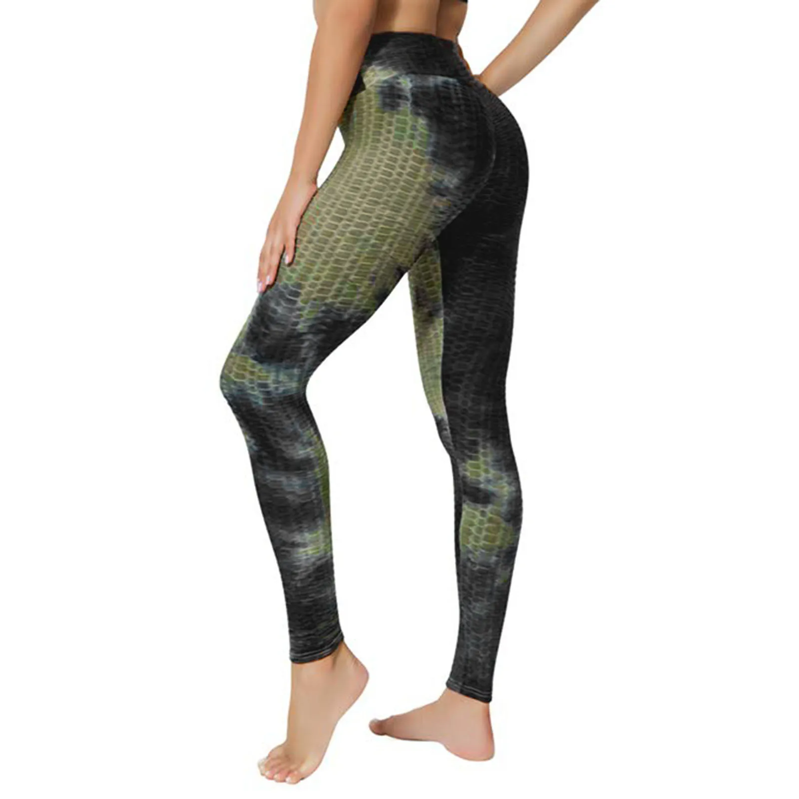 

Spandex High Waist Legging Pockets Fitness Bottoms Running Sweatpants for Women Quick-Dry Sport Trousers Workout Yoga Pants
