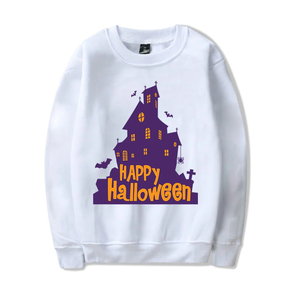 

Худи с надписью на Хэллоуин, свитшоты в стиле Харадзюку, Повседневная Толстовка с длинным рукавом, худи Goth Ulzzang, худи на Хэллоуин с круглым вы...