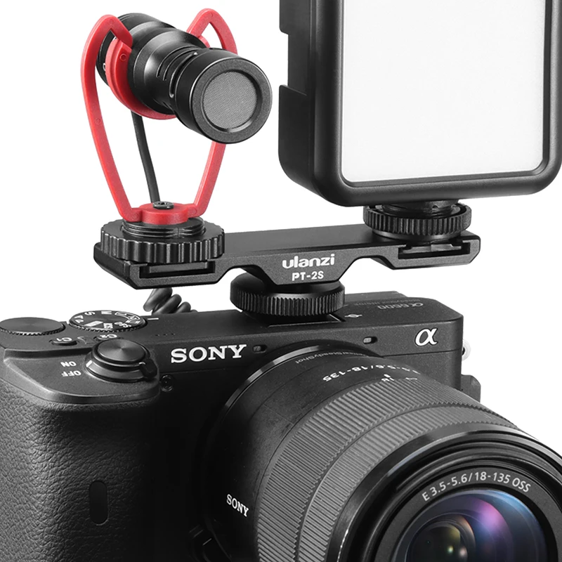 Ulanzi телефон для зеркальной камеры с двойным креплением холодного башмака |