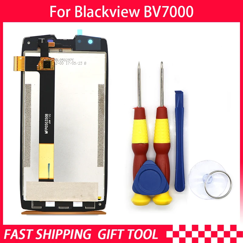 Fro Blackview BV7000 Pro Сенсорный экран ЖК дисплей с рамкой|Экраны для мобильных телефонов|