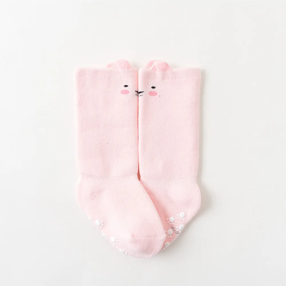 1 Pair 0 to 2 Years Warm Winter Thick Terry Socks For Newborn Baby Cute Cartoon Infants Long Socks Anti-slip Girls Boys Socks images - 6