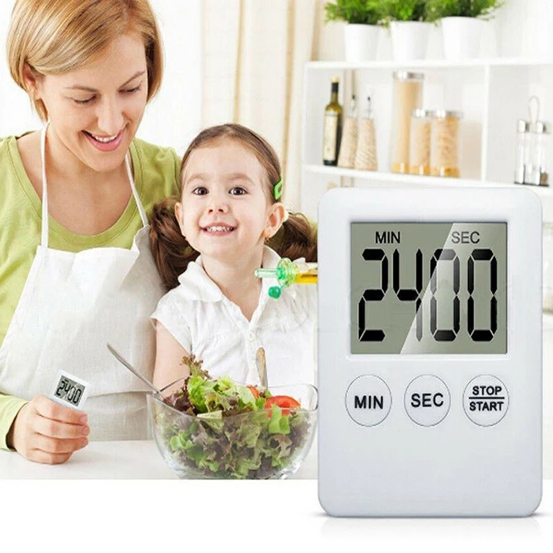 

Large Digital LCD Kitchen Timer Cooking Timer Count-Down Up Clock Alarm Magnetic Kitchen Gadgets Kitchen Tools