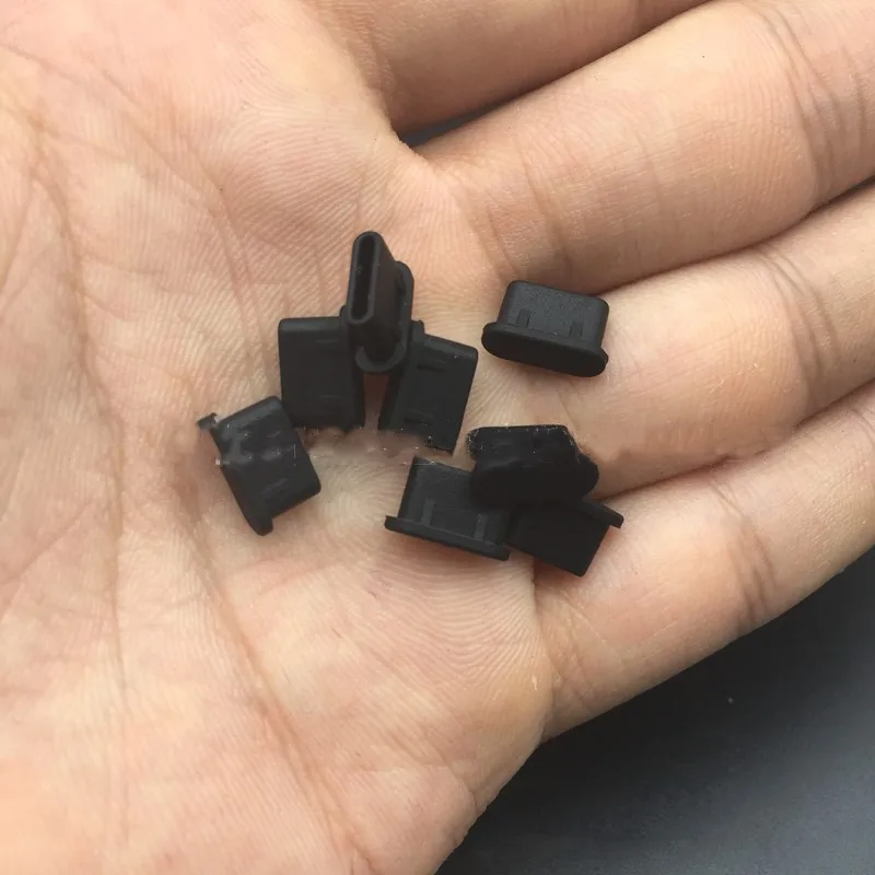 5 шт./лот Пылезащитная крышка разъем для зарядного устройства USB Type C порт заглушка