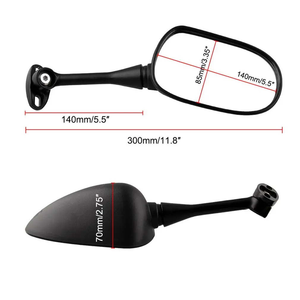 

Rearview Side Mirrors For Honda CBR1000RR 2004-2007 2005 2006 CBR600RR 2003-2018 Racer Rearview Mirror Handlebar Rearview