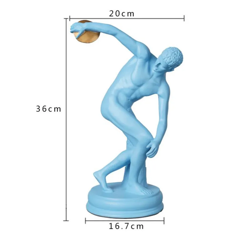 [HHT] скандинавский персонаж скульптура дискуса Метатель украшение для дома