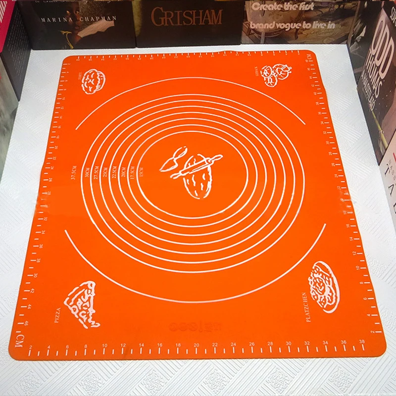 YIBO силиконовый коврик для раскатки теста утолщенный без вкуса кухонные