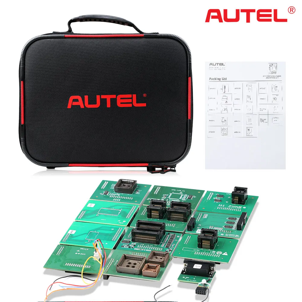 

Autel IMKPA Expanded Key Programming Accessories Kit Work With XP400PRO/ IM608Pro Includes 12 Adapters for AUDI/BMW/Benz Key