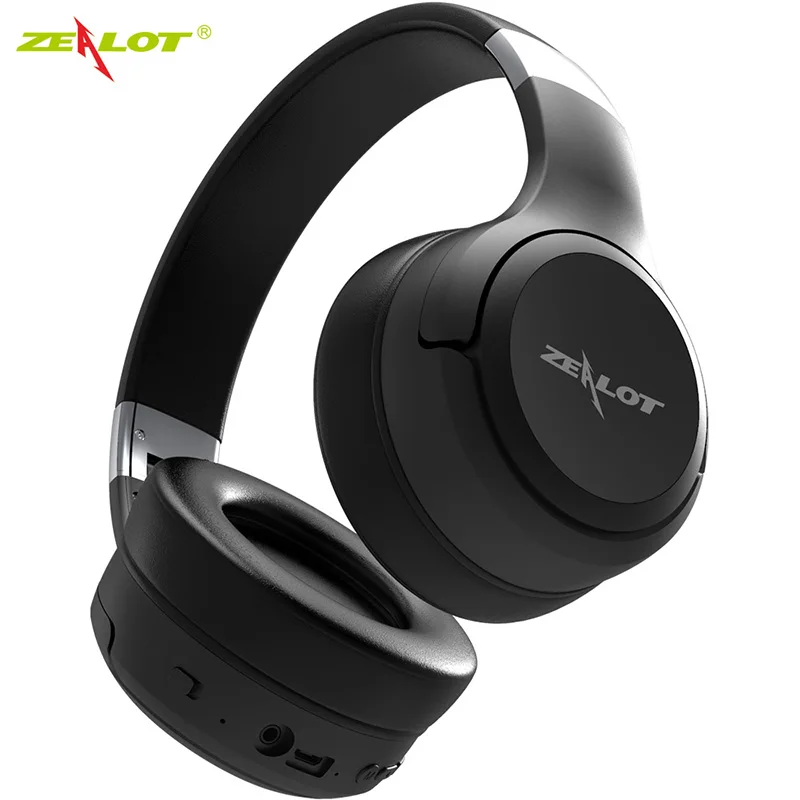 

Zealot B28 Wired Wireless Headphones Bluetooth Earphones Foldable HIFI Stereo Sport Gaming Headset Tablet Heavy Bass LED Display