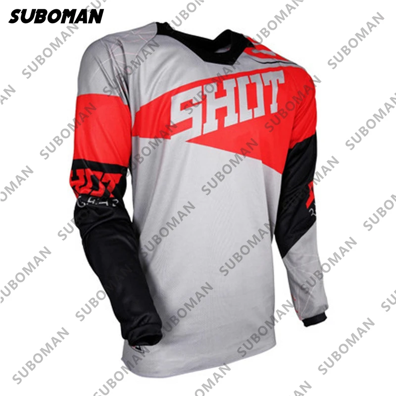 

SHIFT bmx MTB 2021 Bike Downhill Jersey Bicycle Long Sleeve T-shirt Moto Motocross Jersey Quick Dry Breathable Downhill Jersey
