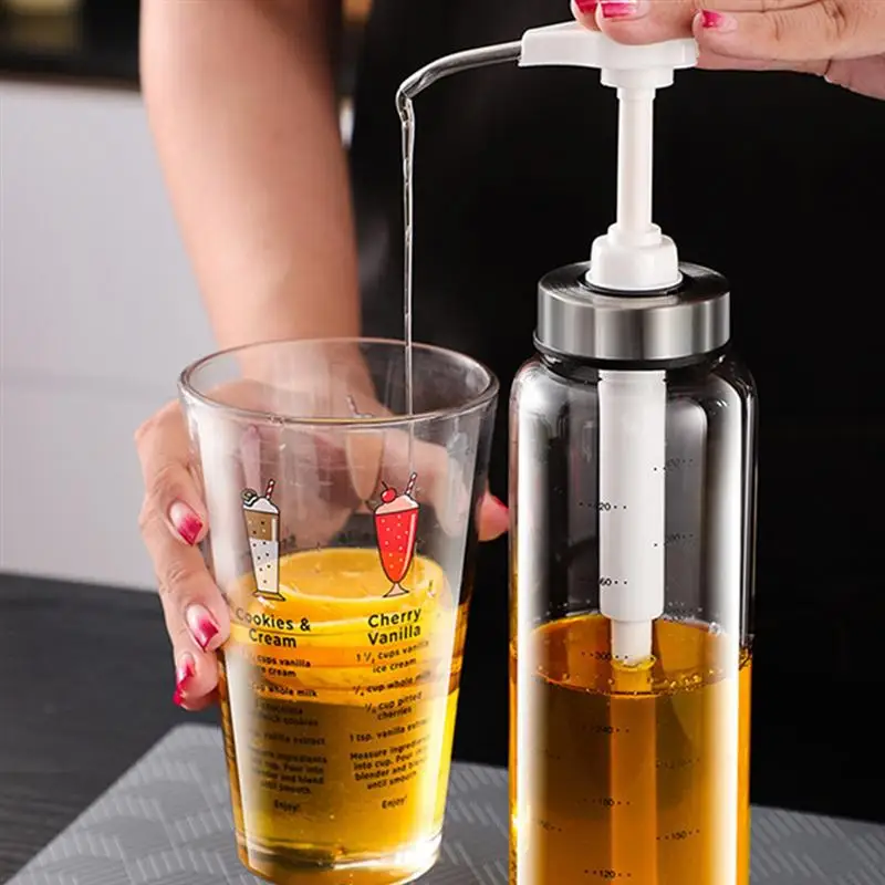 

2Pcs Simple Attractive Durable Practical Convenient Press Bottles Seasoning Dispensers for Home
