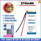 210 мАч, Батарея 70868-01, 73366-01, PA-PL002 для Мотоциклетный шлем BT2010, BT2020, BT250V, BT4010, BT500V, VH110 Bluetooth гарнитура Батарея