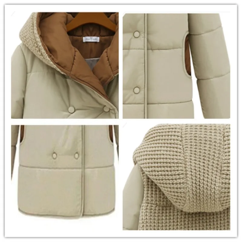 2020 Женское зимнее хлопковое пальто свободного кроя большого размера верхняя