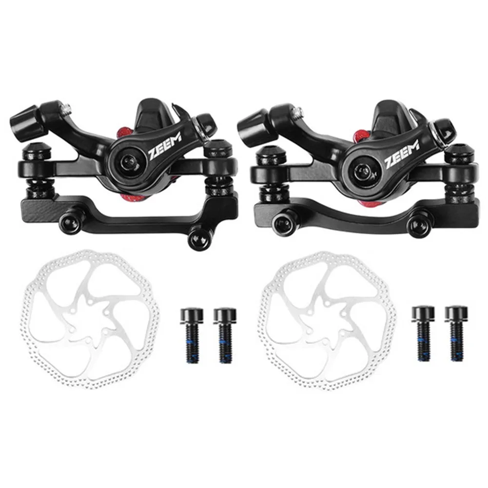

Ji Delong ZEEM-T8 Outdoor Bicycle Brake Disc Bicycle New Disc Brake Mechanical Line Pull Disc Brake + Disc R160 F180