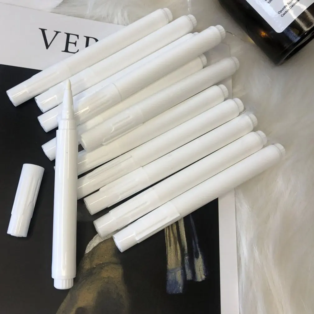 

Стираемая ручка для черной доски на водной основе, белый жидкий мел на водной основе, безпыльный мел, удобная съемная ручка