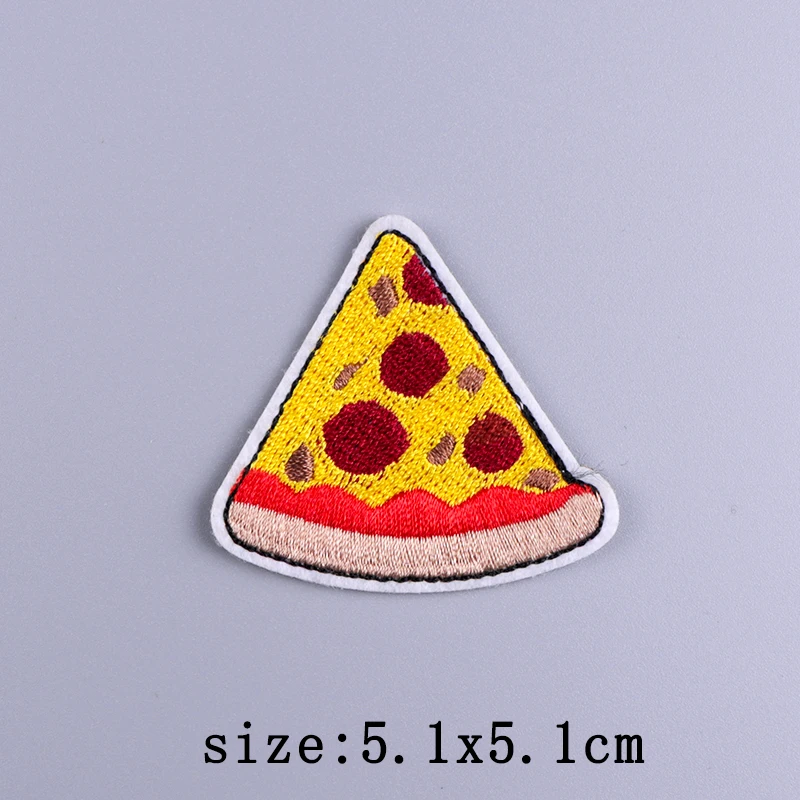 Мультяшные нашивки для еды утюга на одежде вышитые торта одежду полосатые значки