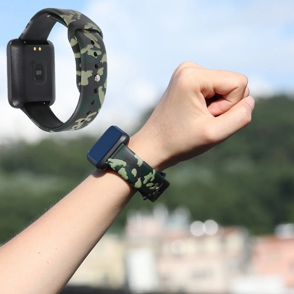 Детский ремешок для часов 18 мм со стальным HR 36 мм/Huawei Watch B5 браслет Xiaomi/Fossil Q Gen3 Venture