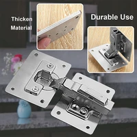 10pcs hinge repair plate cabinet furniture drawer door hinger repair kits side panels mount tools home improvement accessories