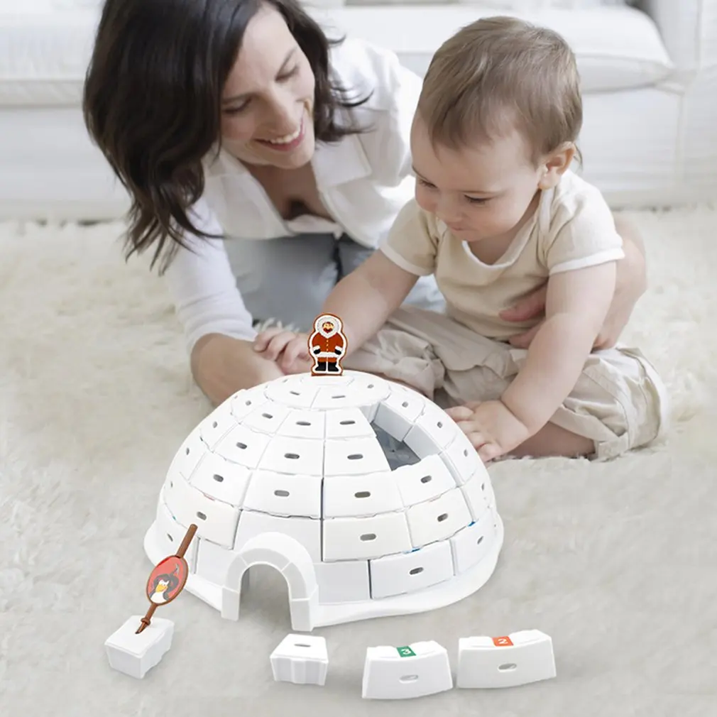 Пингвин снежный дом родитель-ребенок Interactives развивающие игрушки взрослых