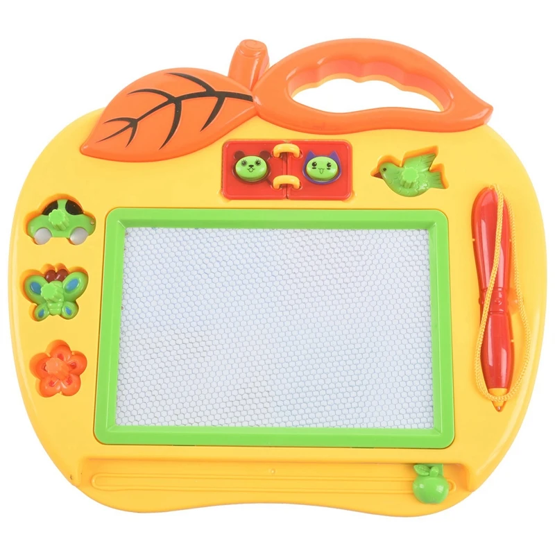 

Magic Slate Color Small Format with Stamps, Toy for Girl and Boy 18 Months, Mini Games for Babies and Children 2 and 3 Years - C