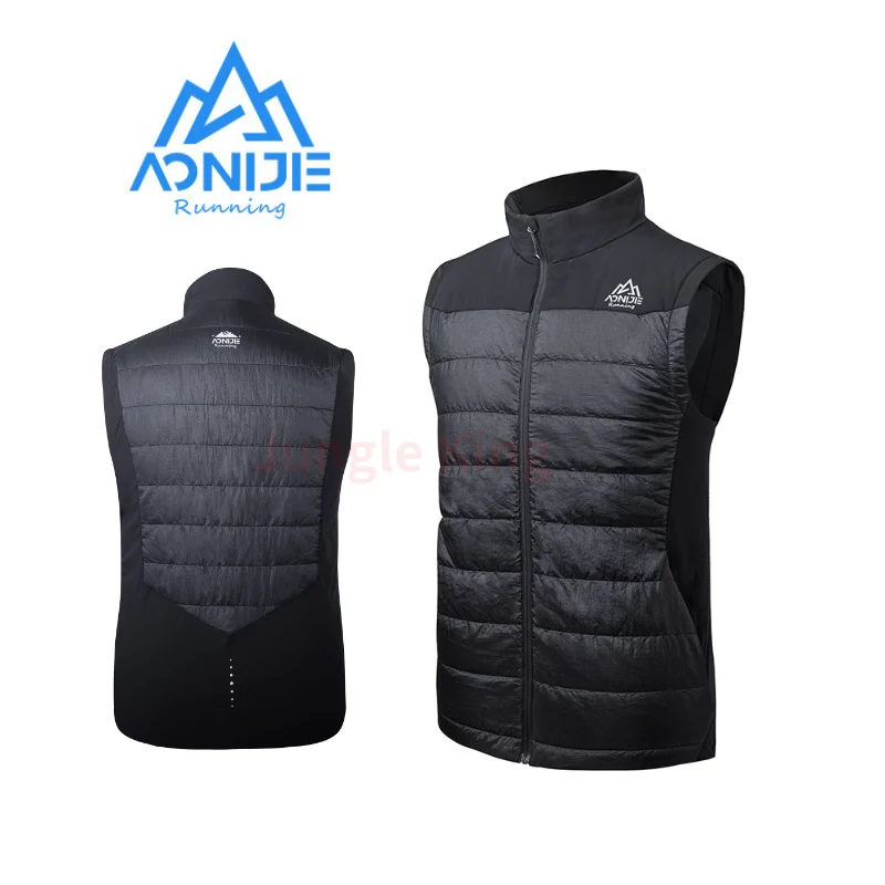 AONIJIE F5107 Lightweight Winter Outdoor Warm Vest Sports Windproof Waistcoat Thermal Weskit For Running Climbing Hiking Cycling