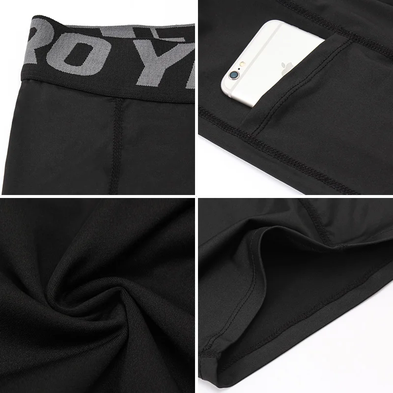 

Hot Men Running Leggings Mens Compression Running Tights Gym Fitness Sport Shorts Quick Dry Short Leggings Male Underwear
