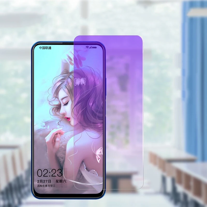 Анти синего стекла для Honor 10X Lite X10 Max 5G 9X Премиум Pro 9A 9C закаленное стекло Экран