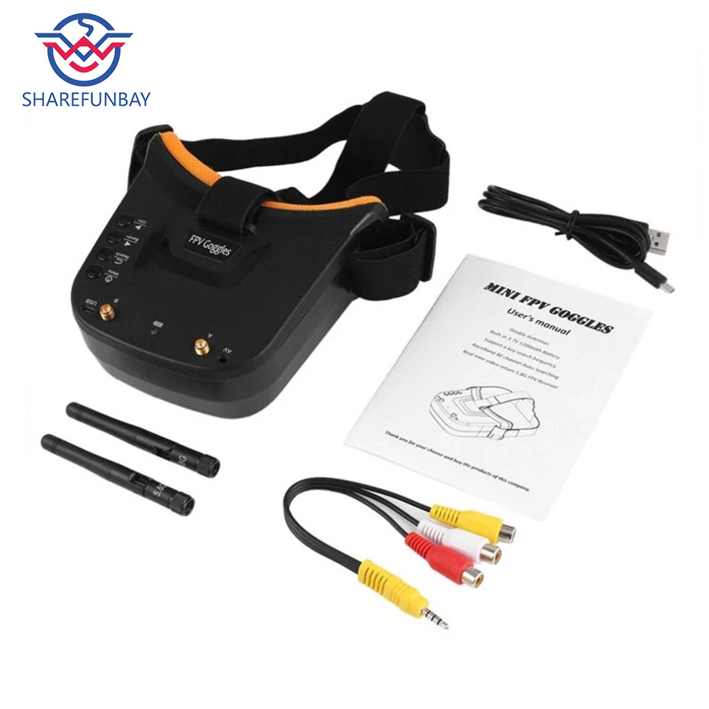 Фото Hot New Products VR006 Goggles 3 Inch Screen Crossing Machine Airplane Model Video Glasses 5.8G DVR Игрушки и хобби Hot New Products VR006 Goggles 3 Inch Screen Crossing Machine Airplane Model Video Glasses 5.8G DVR Игрушки и хобби