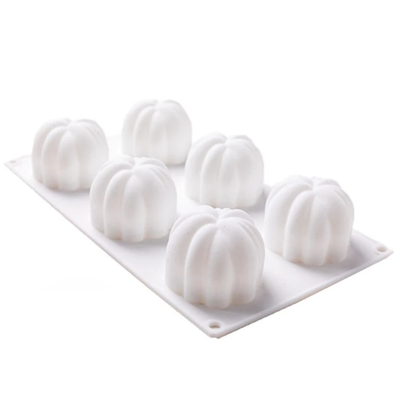 

Форма для тыквенного мусса, форма для торта в виде тыквы на Хэллоуин, белая искусственная форма для выпечки тортов