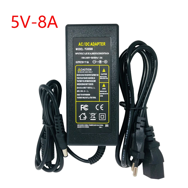 5V 12V 24V 6V 9V Мощность адаптер питания 1A 2A 3A 5A 8A освещение Трансформатор 220V