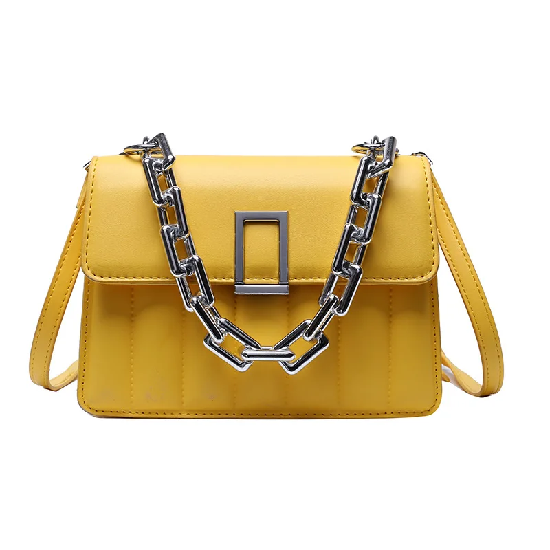 

Shoulder Bag for Women 2021 Summer New Fashion Chain Handbag Solid Color Crossbody Flap Designer Bags Handbags Women Bags Purses