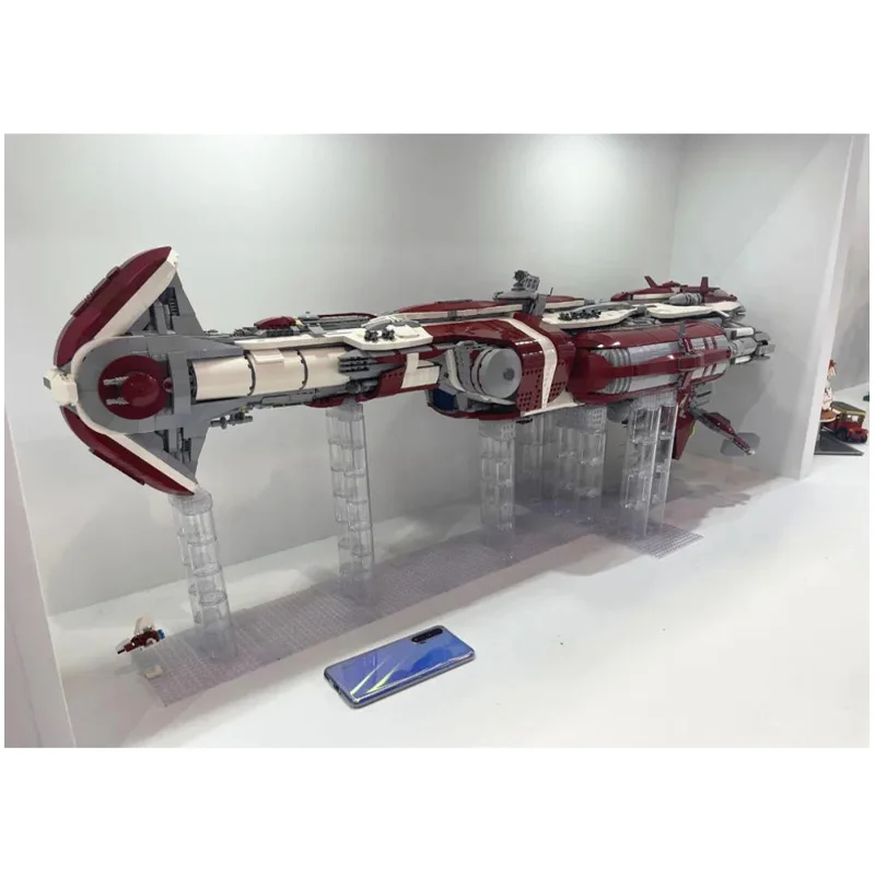 

mould king interstellar technic brick Milky Way Republic Cruiser Building Blocks model high tech Toy Gift set for children