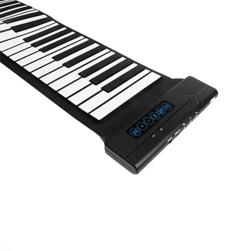 Flexible 88 Keys Usb Roll Up Roll-Up Electronic Piano Keyboard | Спорт и развлечения