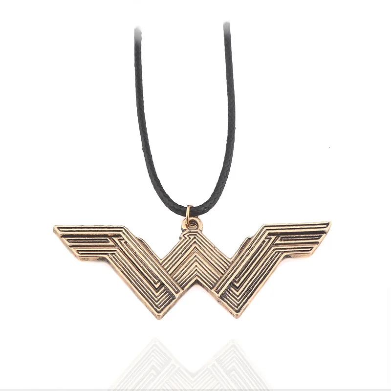 Модные DC Super hero чудо женщина Hero ” “ Супергерл сплав ожерелье с подвеской подарок