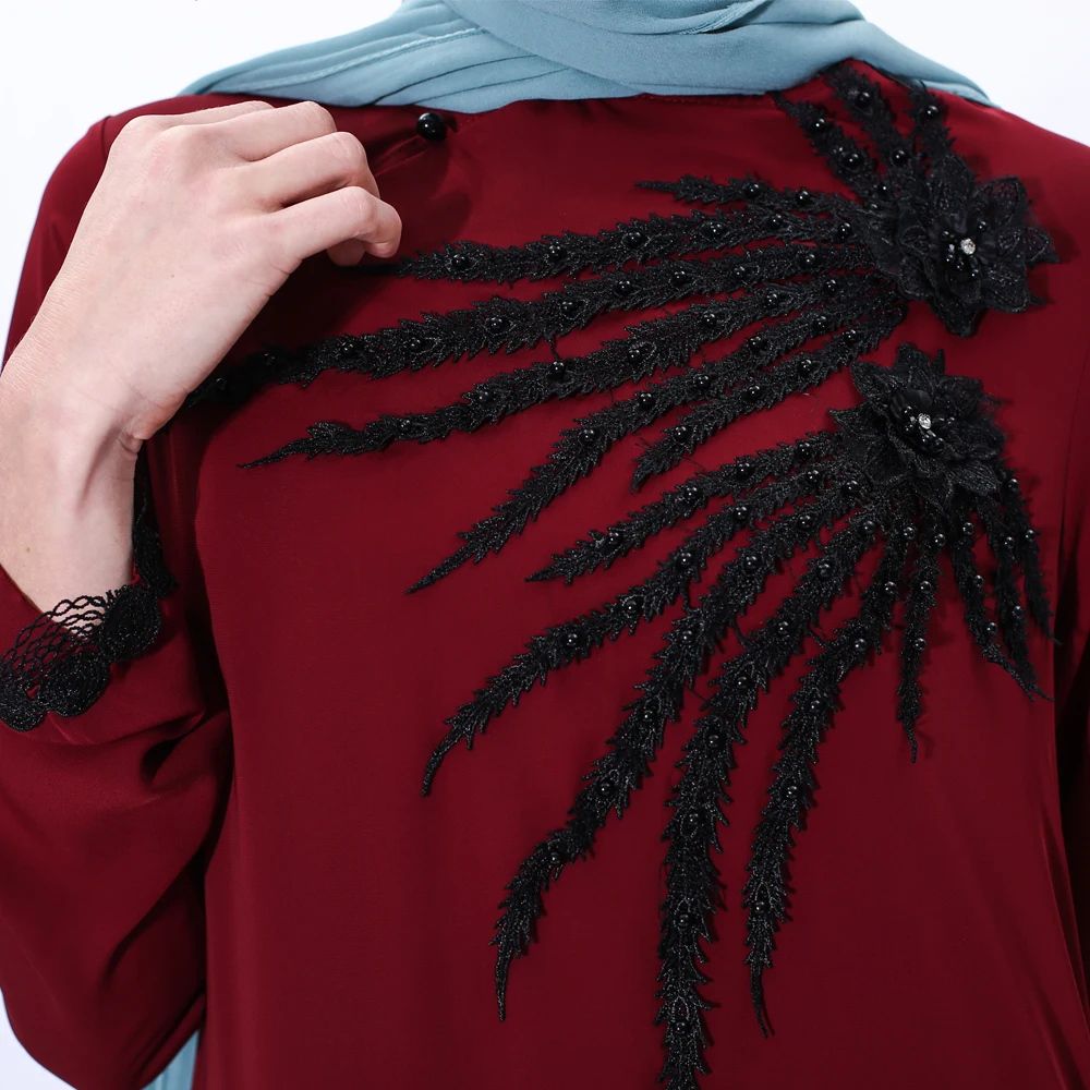 Eid Мубарак Кафтан Дубай абайя Турция мусульманский хиджаб платье Caftan ислам