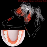 20pclot dental orthodontic twin anterior matrice self adhesive sectional contoured matrix orthodontic matrice tooth tool