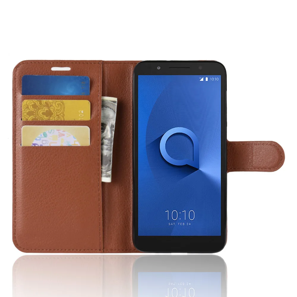 

Wallet Case For Alcatel 1X 5059 5059D 5059Y 5059X 5059T 5059J 5059I Flip Leather Cover for Alcatel 1X Fundas Capas Phone Case