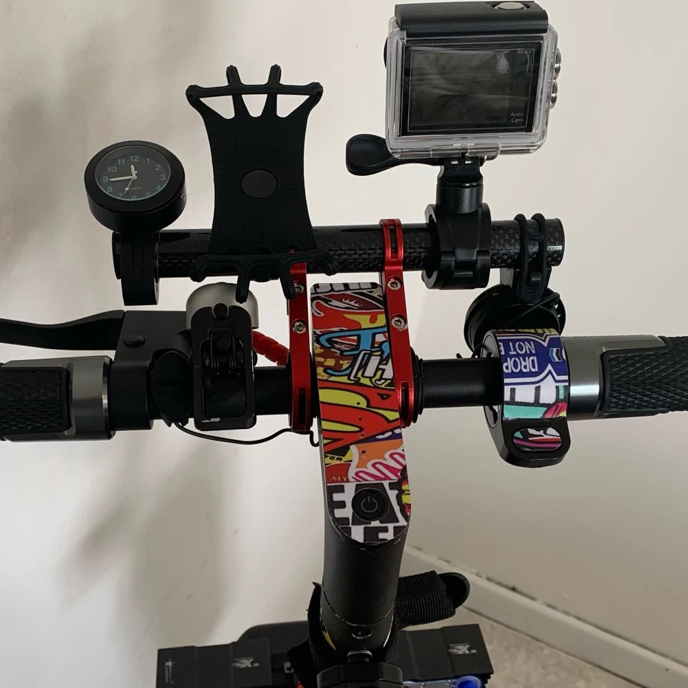 

360 Degree Rotation Bike Bicycle Motorcycle Handlebar Handle Bar Mount Holder For Gopro Hero 8 7 6 5 4 SJCAM Camera Accessories