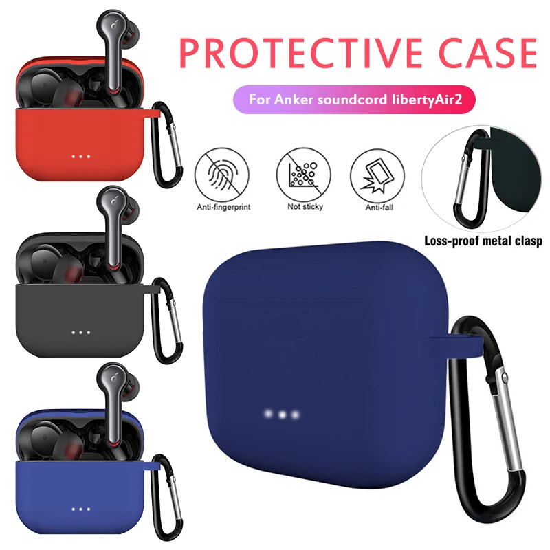 Силиконовый чехол для наушников Anker Soundcore Liberty Air 2 защитный противоударный